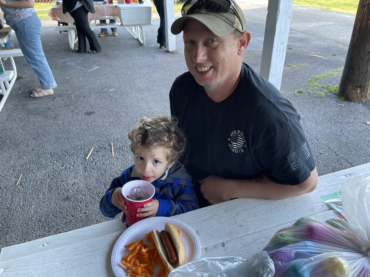 Steven Payne and son
