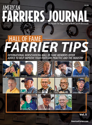 Hall of Fame Farriers Tips 2021 cover