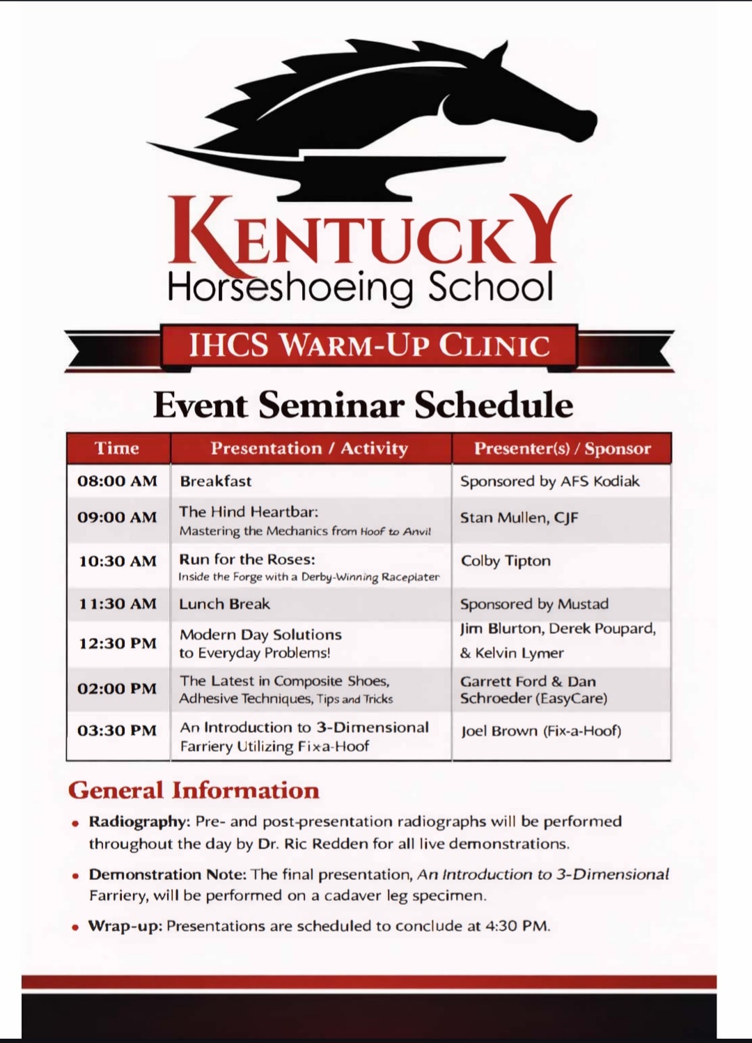 KYHS IHCS Warm-Up Clinic