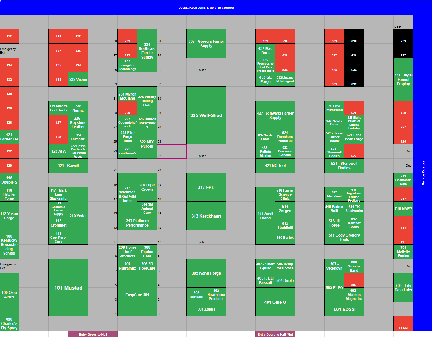 Trade Show Floor Plan 2027