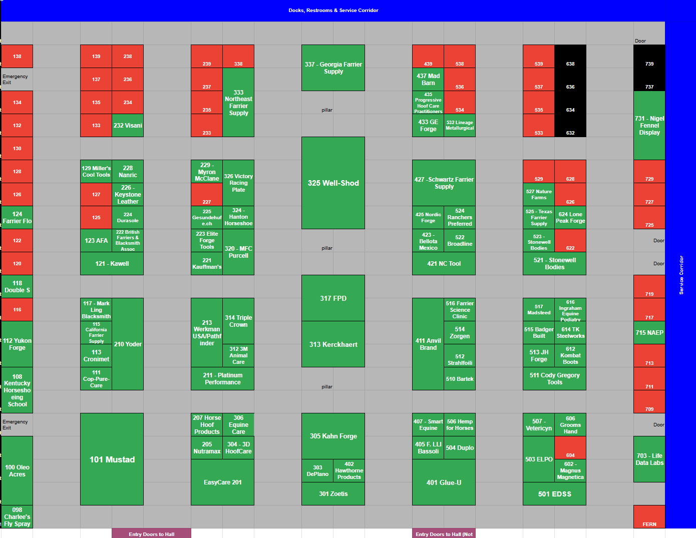 Trade Show Floor Plan 2027