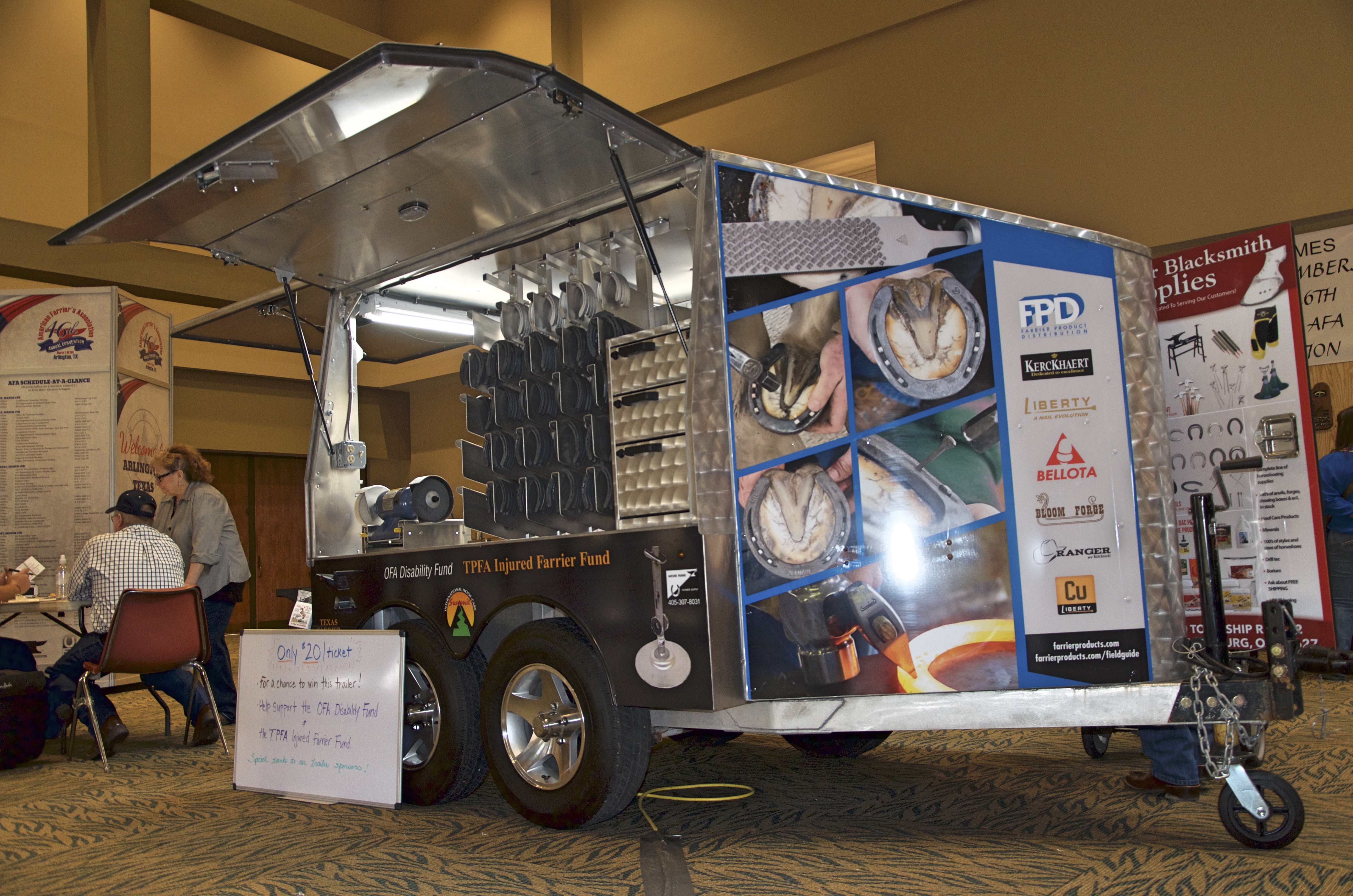 Farrier Trailer Raffle Launches site