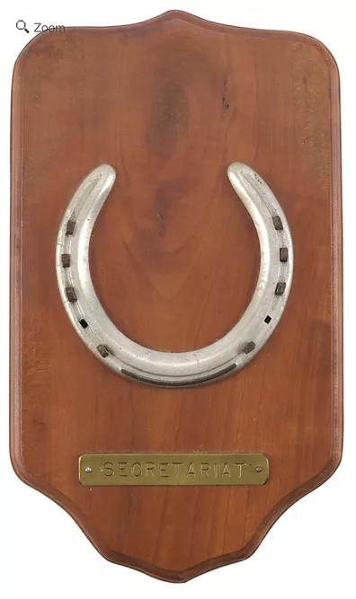 Secretariat Racing Plate