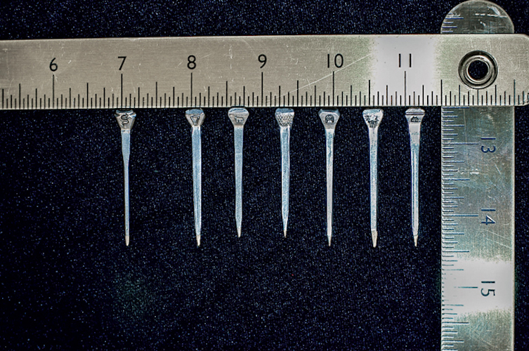 Share 155+ horseshoe nail size chart inches latest ceg.edu.vn