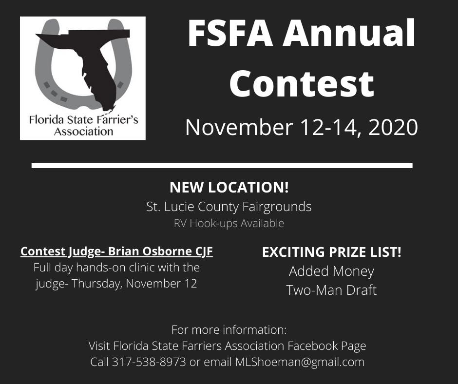 Florida State Farrier's Association Annual Contest