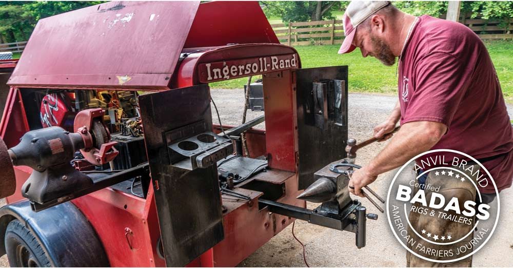 Farrier Upcycles Air Compressor Trailer for Shoeing