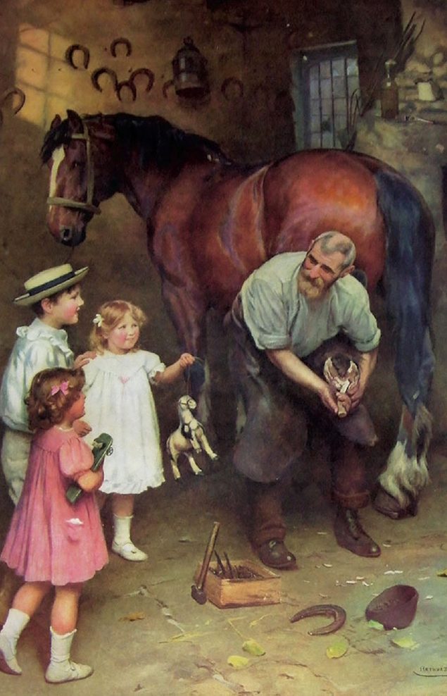 Paintings of a Farrier Resonates Years Later