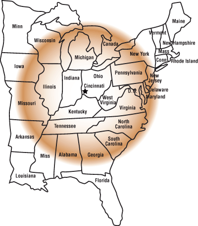 Cincinnati Map