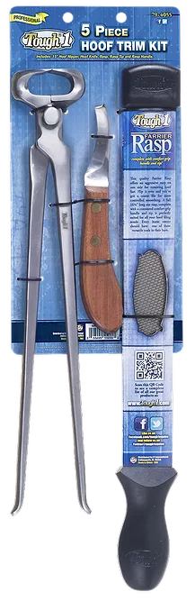JT International Distributors Inc. Tough1 5 Piece Hoof Trim Kit_0321 copy