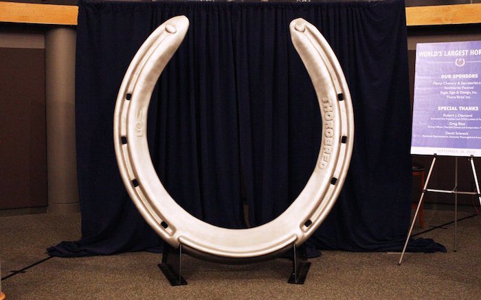 world's largest horseshoe